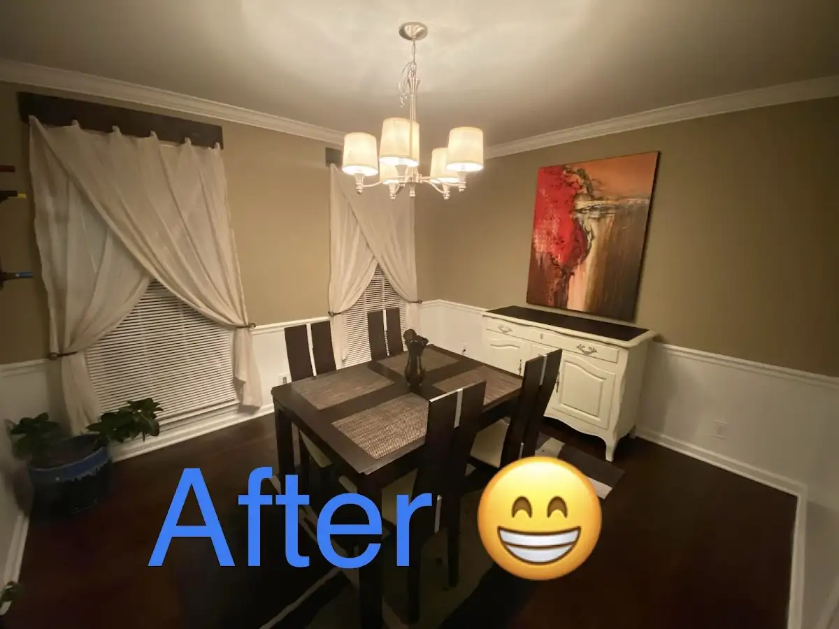 Professional dining room restoration after water damage in Carrollwood